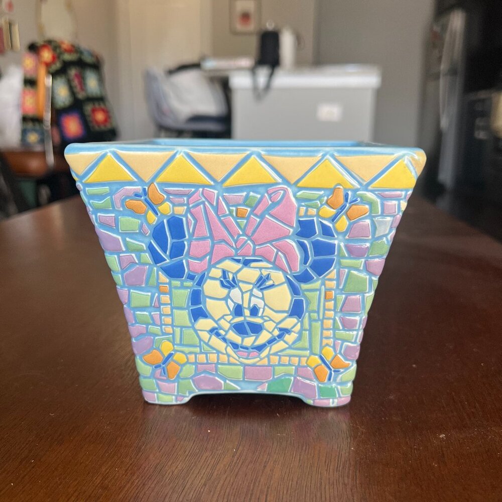 Mickey & Minnie Ceramic Planter